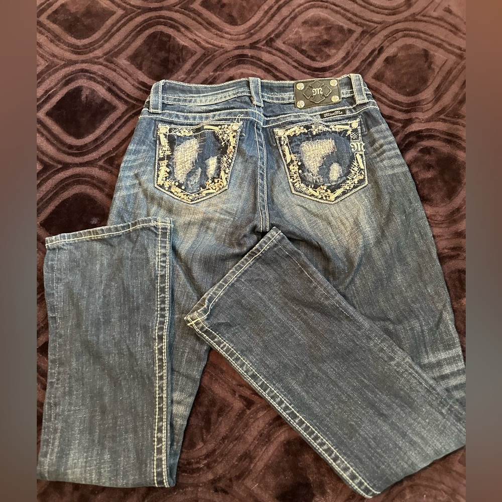 Women’s Miss Me Signature Boot Cut Jeans size 27, inseam 34